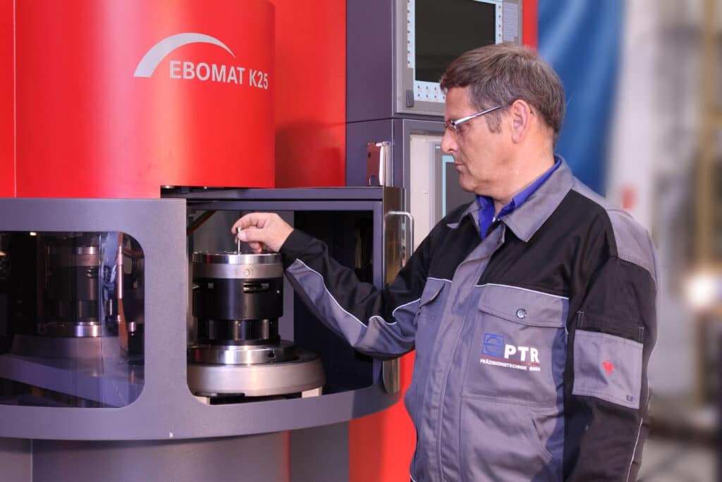 Ebomat EBW Chamber Being Loaded