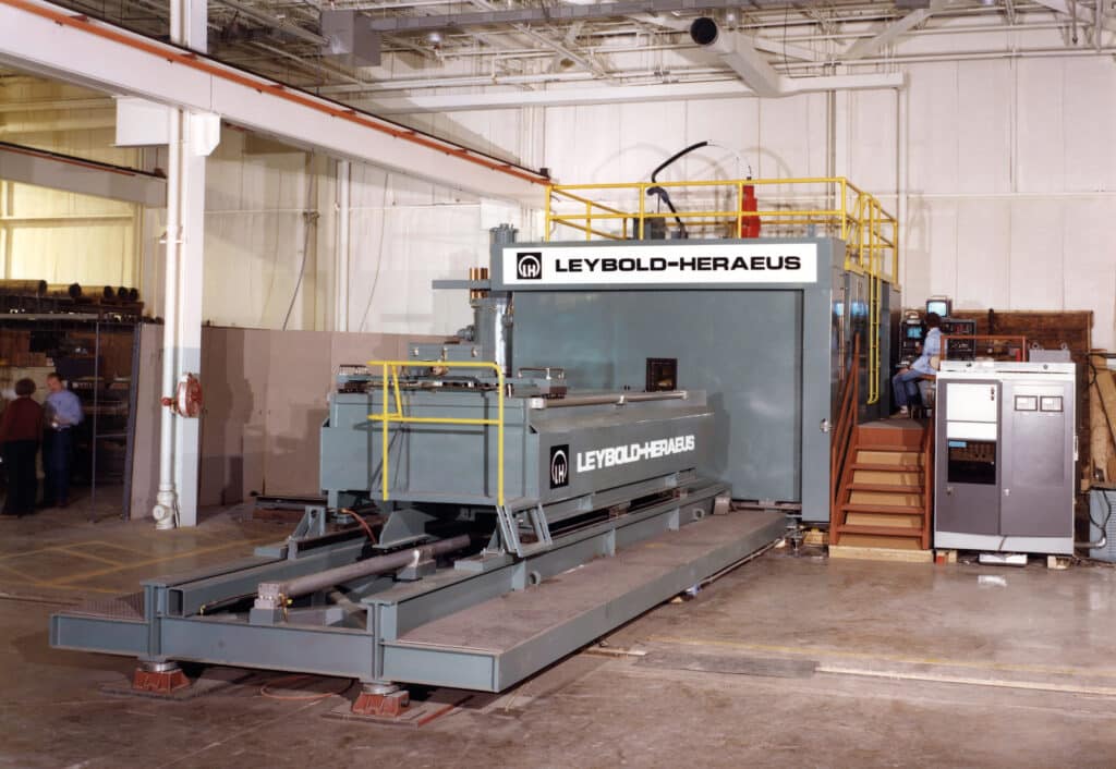 Large Leybold-Heraeus Steam Turbine EB Welding System