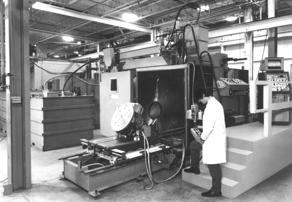 Leybold-Heraeus 108in Large Chamber EB Welder
