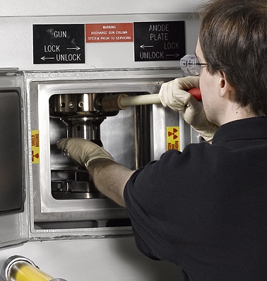 Technician Maintenance of PTR EB Weld System